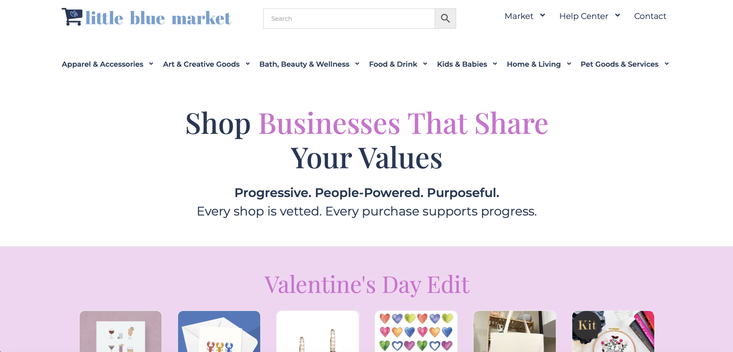Little Blue Cart Launches Little Blue Market, a People-Powered Alternative to Big Tech Marketplaces