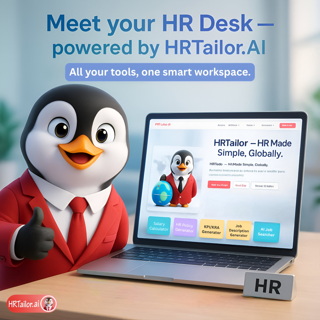 The New HR Assistant Everyone’s Talking About — HRTailor.AI Empowers Workplaces Worldwide