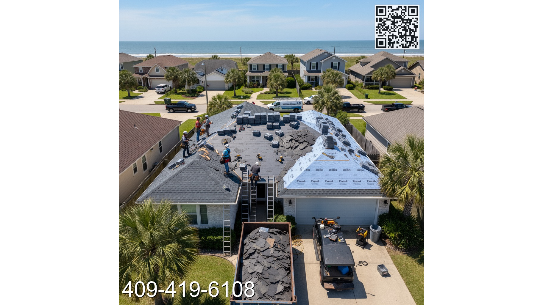 Galveston, TX Hurricane-Resistant Roofing For Coastal Homes: Range Expanded