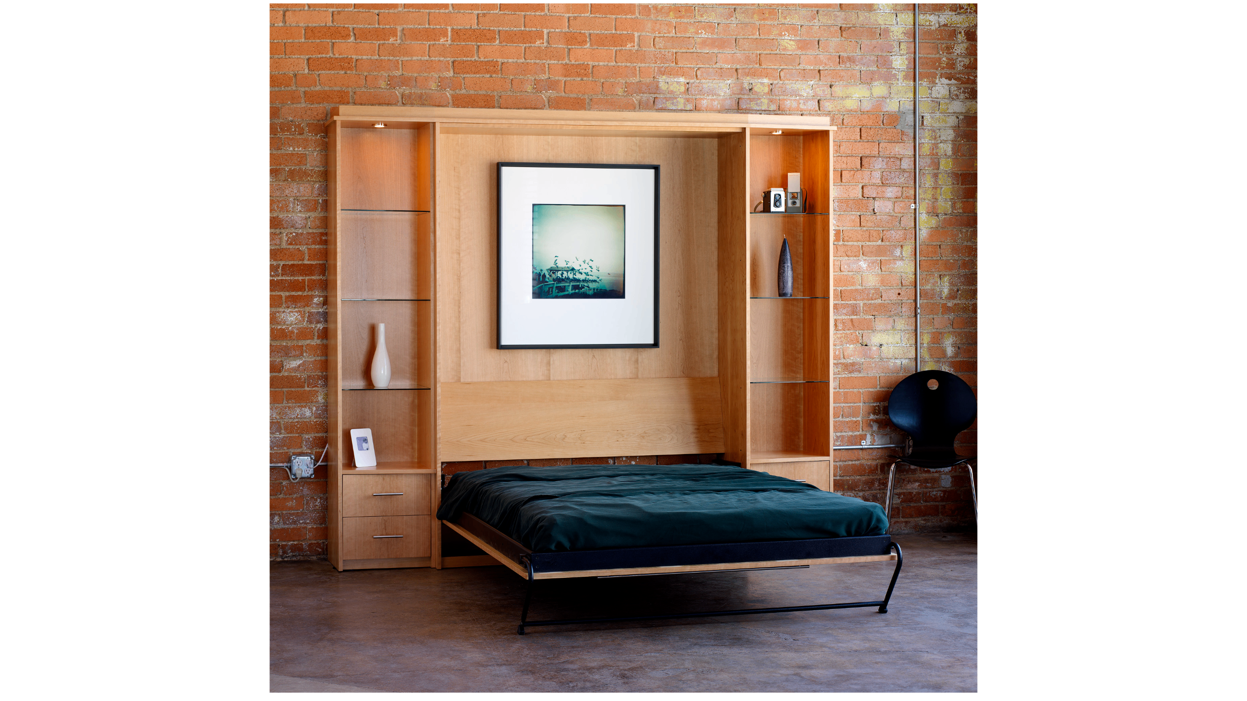 New England Murphy Wall Bed Installation: Custom Real Wood Design Announced